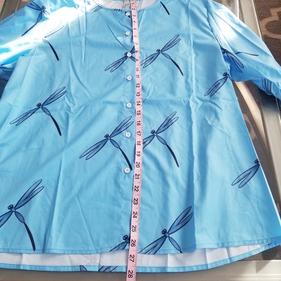 Blue Dragon Fly Blouse - Picture 6 of 8